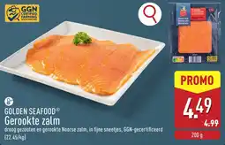 ALDI Golden seafood Gerookte zalm aanbieding