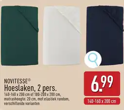 ALDI Novitesse Hoeslaken, 2 pers. aanbieding