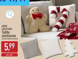 ALDI Home creation Teddy Sierkussen aanbieding
