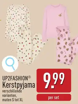 ALDI Up2fashion Kerstpyjama aanbieding