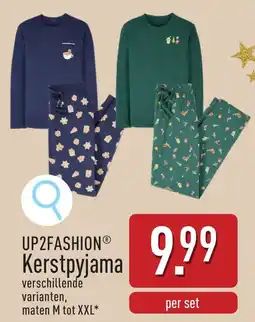 ALDI Up2fashion Kerstpyjama aanbieding