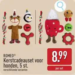 ALDI Romeo Kerstcadeauset voor honden, 5 st. aanbieding