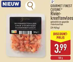 ALDI Gourmet finest cuisine Rivierkreeftenvlees aanbieding