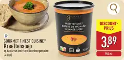 ALDI Gourmet finest cuisine Kreeftensoep aanbieding