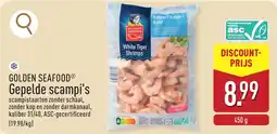 ALDI Golden seafood Gepelde scampi's aanbieding
