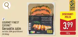 ALDI Gourmet finest cuisine Gerookte zalm aanbieding