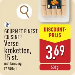 ALDI Gourmet finest cuisine Verse kroketten, 15 st. aanbieding
