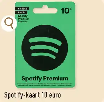 ALDI Spotify-kaart 10 euro aanbieding