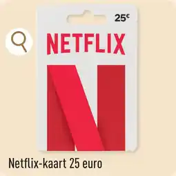 ALDI Netflix-kaart 25 euro aanbieding