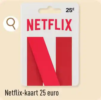 ALDI Netflix-kaart 25 euro aanbieding