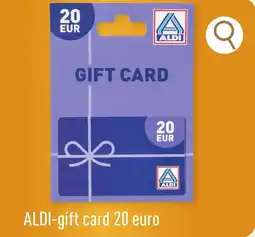 ALDI ALDI-gift card 20 euro aanbieding