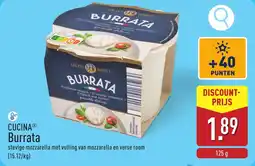 ALDI CUCINA Burrata aanbieding