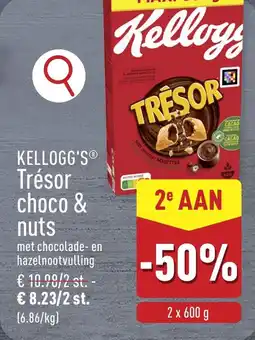ALDI Kellogg's Trésor choco & nuts aanbieding