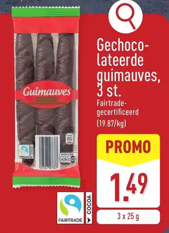ALDI Gechocolateerde guimauves, 3 st. aanbieding