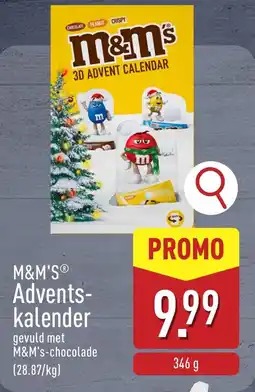 ALDI M&M'S Adventskalender aanbieding