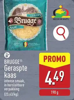 ALDI Brugge Geraspte kaas aanbieding