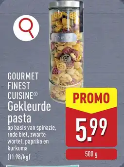 ALDI Gourmet finest cuisine Gekleurde pasta aanbieding