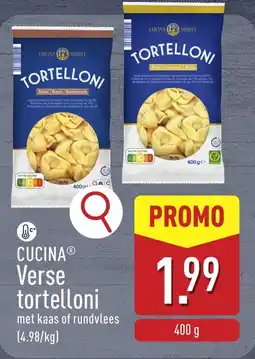 ALDI Cucina Verse tortelloni aanbieding