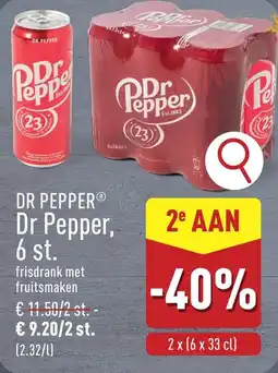 ALDI Dr Pepper, 6 st. aanbieding