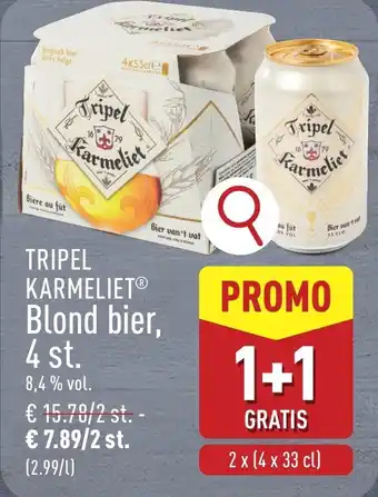 Tripel karmeliet Blond bier, 4 st.