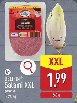 ALDI Delifin Salami XXL aanbieding