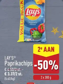 ALDI Lay's Paprikachips aanbieding