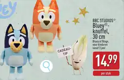 ALDI BBC studios bluey knuffel aanbieding