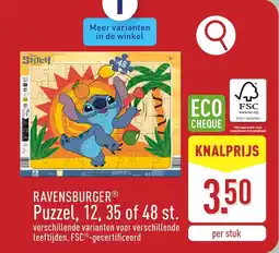 ALDI RAVENSBURGER Puzzel aanbieding