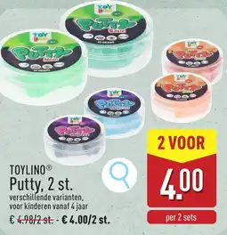 ALDI Toylino putty aanbieding