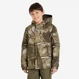 Decathlon Warme camouflagejas voor kinderen 100 Treemetic aanbieding
