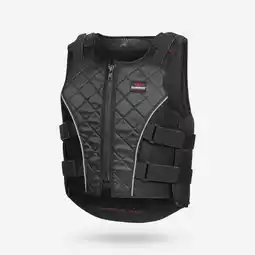 Decathlon Bodyprotector voor paardensport voor volwassenen zwart aanbieding