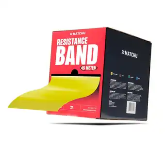 Decathlon Weerstandsband 45 meter - geel aanbieding