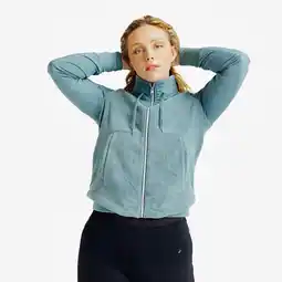 Decathlon Warme sweater voor ruitersport dames 500 asgroen aanbieding