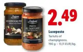 Lidl Luxepesto aanbieding