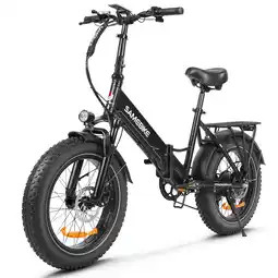 Decathlon SAMEBIKE LOTDM200-II Opvouwbare elektrische fiets, 20 48V 13Ah accu aanbieding