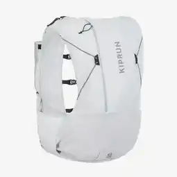 Decathlon Uniseks trailrugzak 900 10 l + waterzak 1 l grijs aanbieding