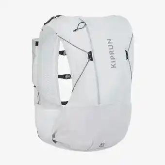 Decathlon Uniseks trailrugzak 900 10 l + waterzak 1 l grijs aanbieding