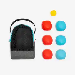 Decathlon 6 petanqueballen voor recreatief gebruik Enter 100 Soft indoor en outdoor aanbieding