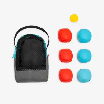 Decathlon 6 petanqueballen voor recreatief gebruik Enter 100 Soft indoor en outdoor aanbieding