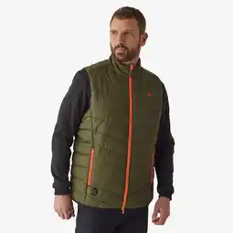 Decathlon Verwarmde bodywarmer groen aanbieding