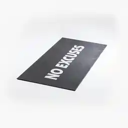 Decathlon Slipvaste en stevige mat voor krachttraining No excuses aanbieding