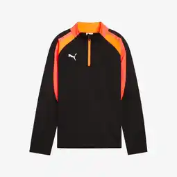 Decathlon Trainingsshirt voor kinderen individualLIGA 25 zwart/oranje aanbieding