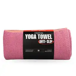 Decathlon Yoga handdoek - Elegant Pink - 183 cm - 61 cm - 80% polyester aanbieding