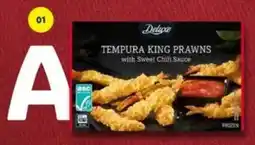 Lidl Reuzengarnalen in tempuradeeg met sweet chilisaus aanbieding