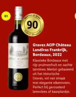 Lidl Graves AOP Château Landiras aanbieding