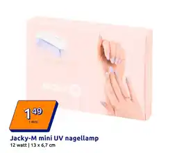 Action Jacky-M mini UV nagellamp aanbieding