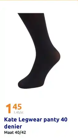 Action Kate Legwear panty 40 denier aanbieding
