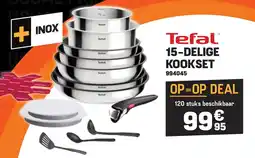 Electro Depot Tefal 15- DELIGE KOOKSET aanbieding