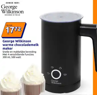 Action George Wilkinson warme chocolademelk maker aanbieding