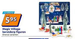 Action Magic Village kerstdorp figuren aanbieding